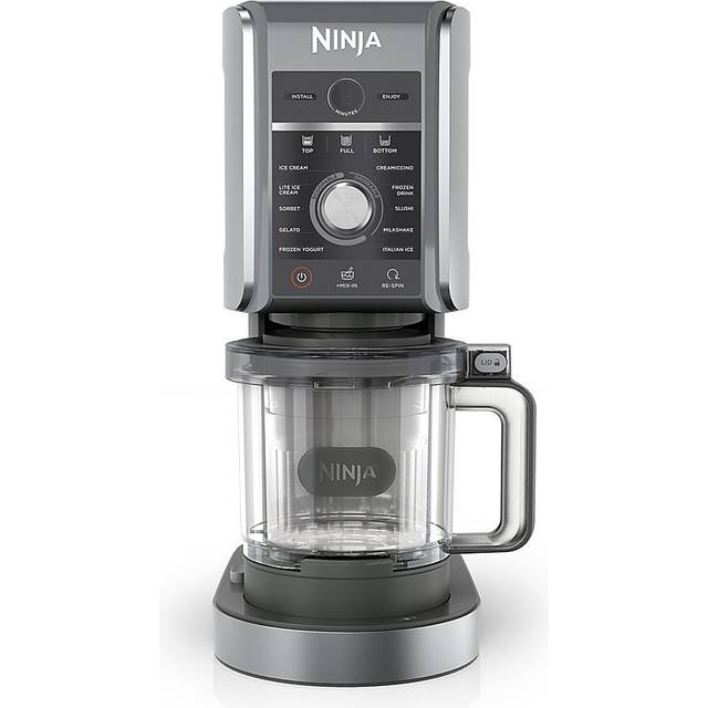 NINJA CREAMi Deluxe 11-in-1 0.75 Qt. Stainless Steel Frozen Treat and Ice  Cream Maker NC501 NC501 - The Home Depot