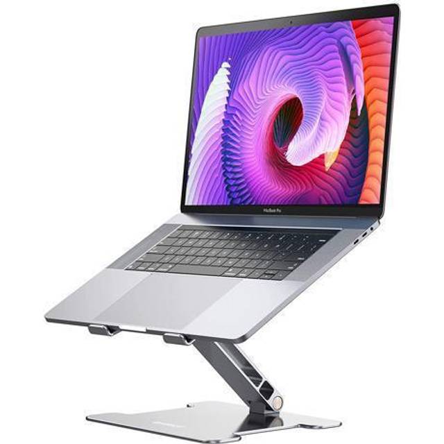 Nestl Adjustable Laptop Bed Tray Table - Portable Lap Desk with Foldable Legs - Space Saving Lapdesk - Small