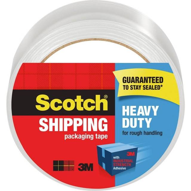 Scotch Heavy Duty Packaging Tape, 1.88 x 65.6 yd, Designed for