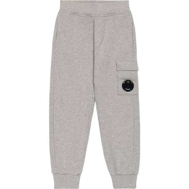 CP COMPANY KId's Logo Cotton Jersey Sweatpants - Grey • Price »