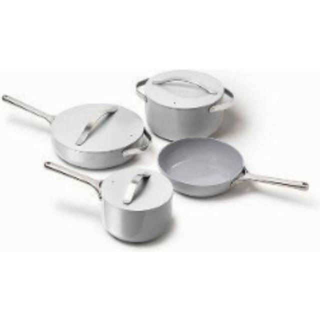 Paris Hilton Iconic Nonstick Pots and Pans Set Review, Has to be seasoned  before each use 
