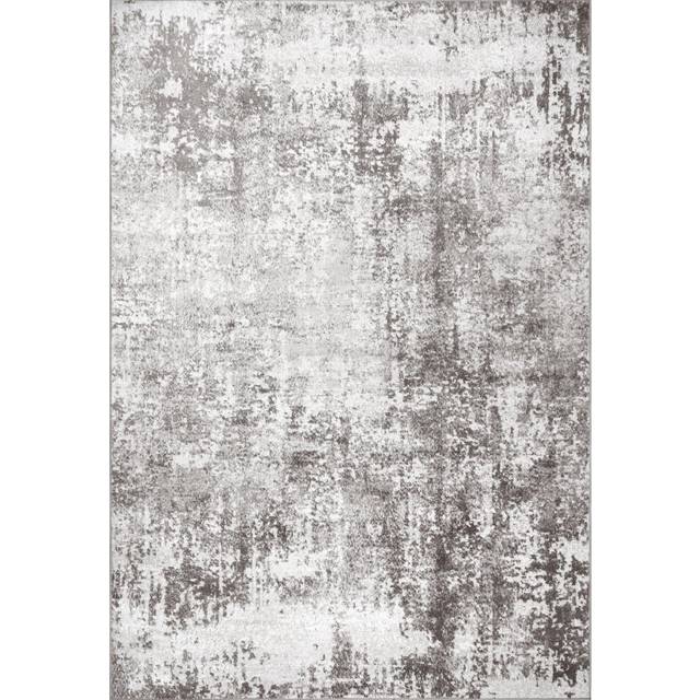 Super Area Rugs Waterbury Rectangle Black and Gray 3 ft. X 5 ft
