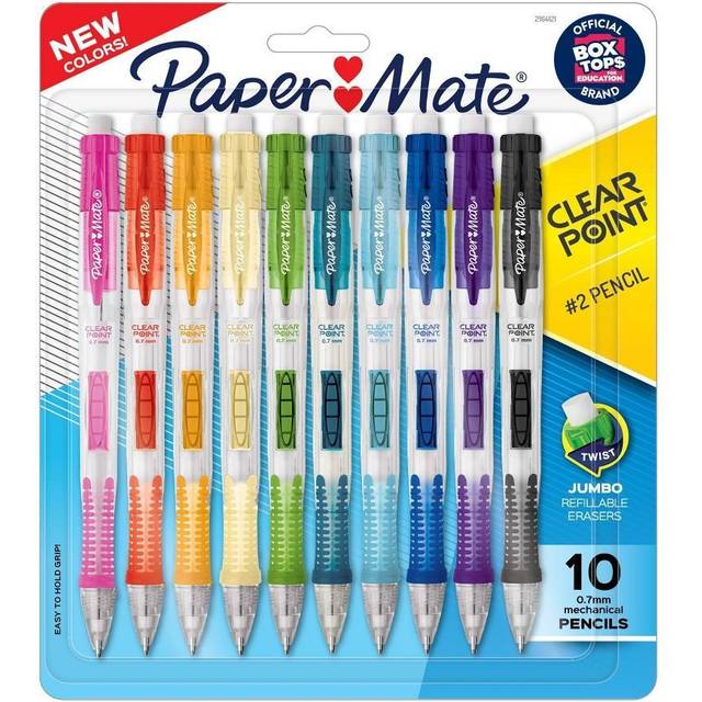 Paper Mate Clear Point 10pk #2 Mechanical Pencils 0.7mm