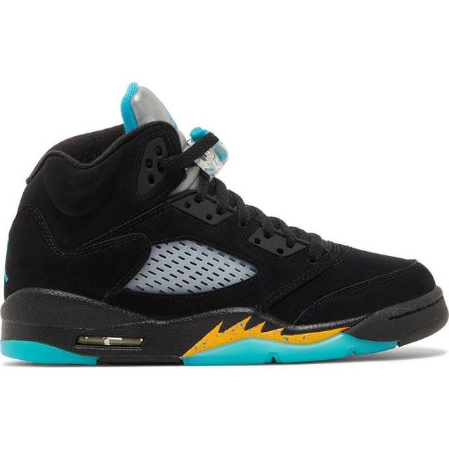 Nike Air Jordan 5 Retro GS - Black/Taxi/Aquatone • Price »