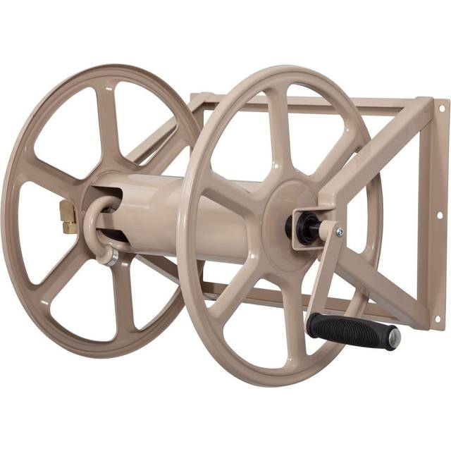 Liberty Garden 709 Steel Wall/Floor Mounted Hose Reel, Holds 200