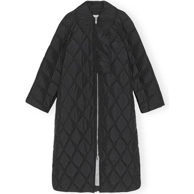 Ganni Ripstop Quilt Coat - Black • See best price »