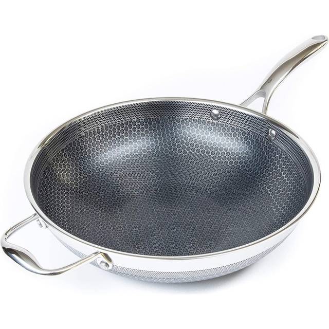 14 HexClad Hybrid Pan with Lid
