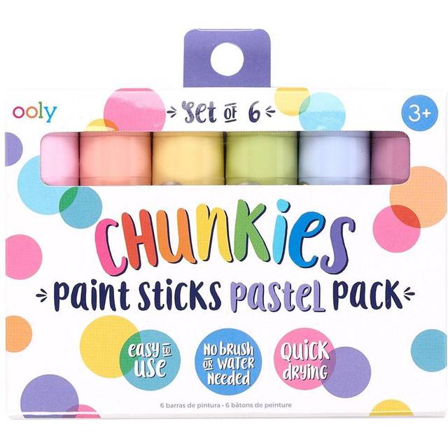 Chalk, 3 x 0.38 Diameter, 6 Assorted Colors, 12 Sticks/Box