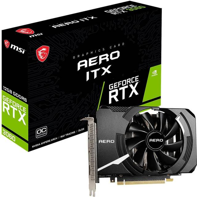 MSI GeForce RTX 3060 Aero ITX OC HDMI 3xDP 12GB • Price »