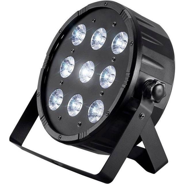 Monoprice Stage Right 9x10W Quad LED Flat PAR RGBW Stage Wash Light 90W  Output