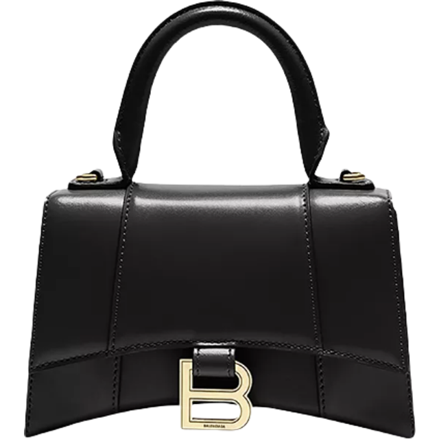 BALENCIAGA - Hourglass Xs Leather Handbag