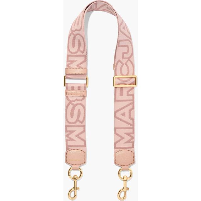 Marc Jacobs The Outline Monogram Webbing Strap ROSE MULTI Price