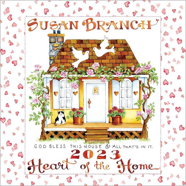 TF Publishing 2023 Susan Branch Heart of the Home Wall Calender
