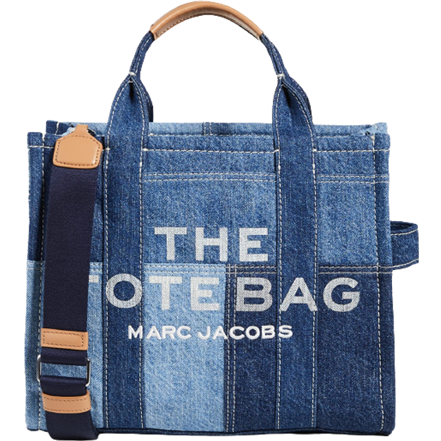 Marc Jacobs The Denim Tote Bag Medium Blue Denim in Cotton - US
