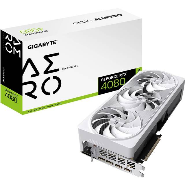 Gigabyte GeForce RTX 4080 AERO OC 3xDP HDMI 16GB • Price »