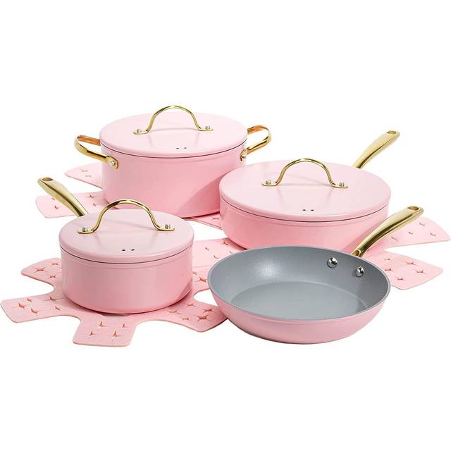 Member's Mark Modern Cookware Set - Pink