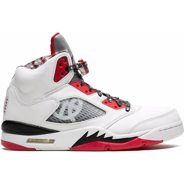 Air Jordan 5 Retro 'White & Black & University Red' Release Date. Nike SNKRS