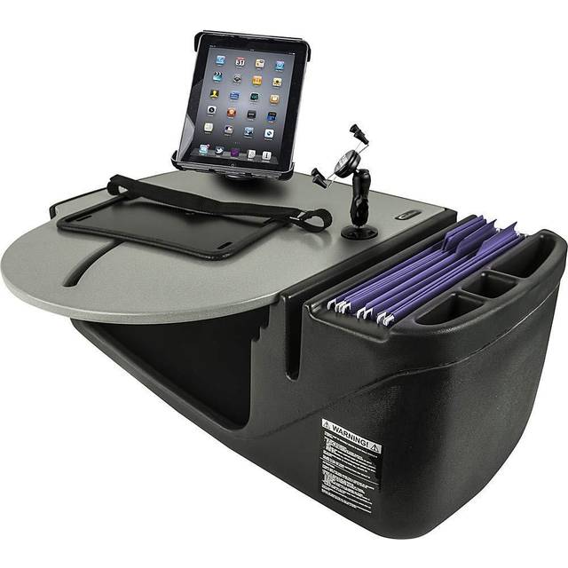 AutoExec Roadmaster Car Desk with X-Grip Phone Mount - Black