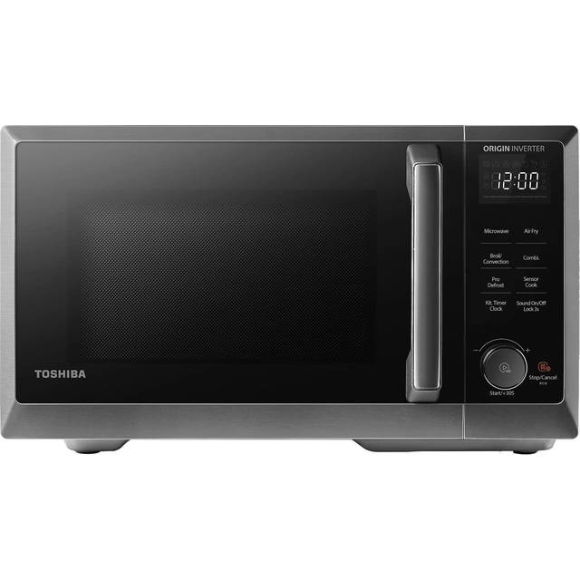 TOSHIBA 7-in-1 Countertop Microwave Oven Air Fryer Combo, Inverter,  Convection, Broil, Speedy Combi, Even Defrost, Humidity Sensor, Mute  Function, 27 Auto Menu&47 Recipes, 1.0 cu.ft/30QT, 1000W 