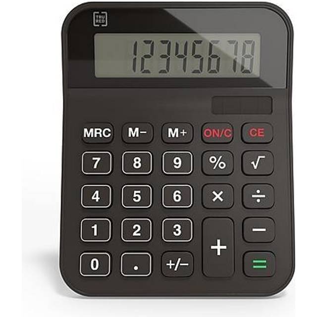 Staples TRU RED TR230 8-Digit Desktop Calculator Black • Price »