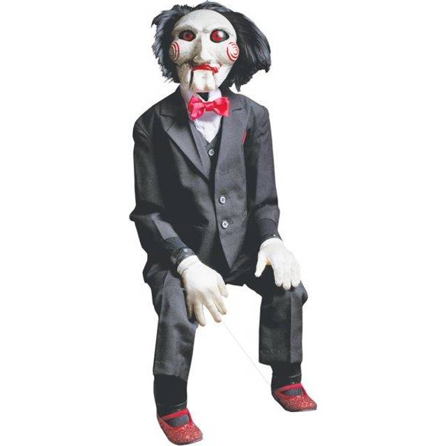 Saw Jigsaw Billy The Puppet Cosplay Complete Set Suit/Mask –