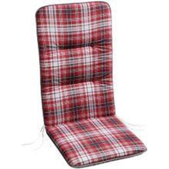 BEST Sesselauflage »Basic Line« Sitzkissen Schwarz Rot, Preis » Weiß, •
