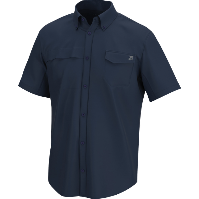 Huk Men's Tide Point Short Sleeve Shirt • Prices »