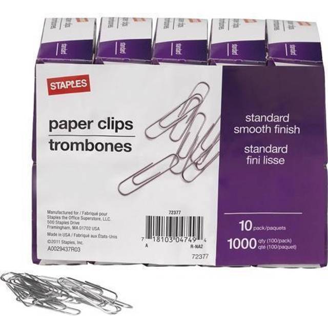  Officemate Giant Paper Clips, Pack of 10 Boxes of 100