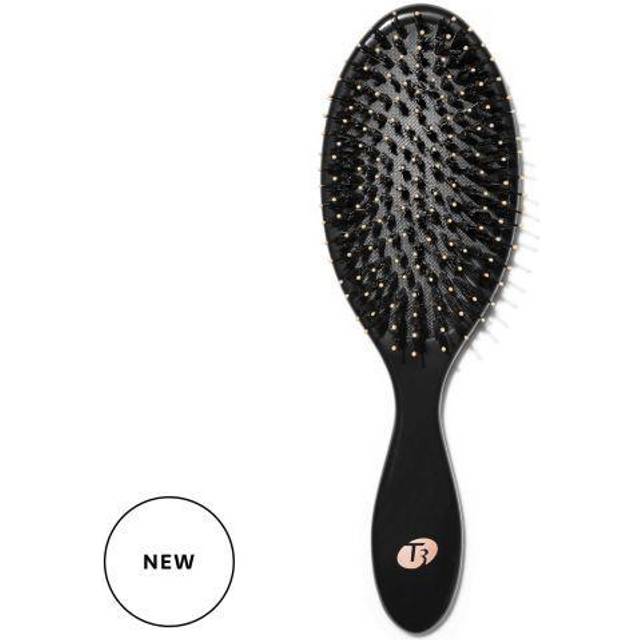 T3 Polish & Shine Premium Vegan Boar and Nylon Oval Brush