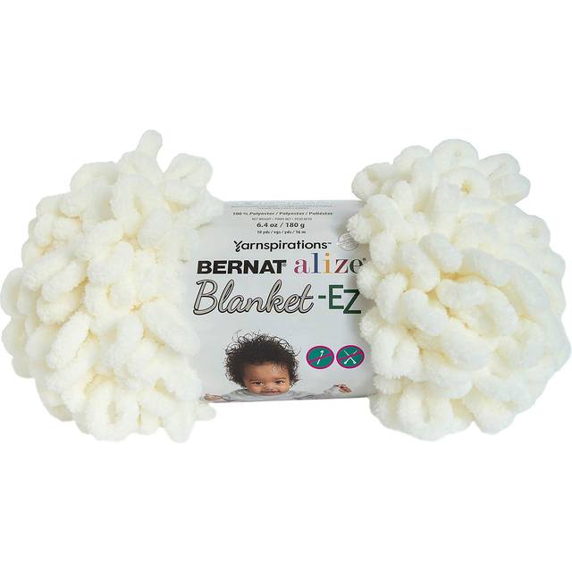 iDIY Chunky Yarn 3 Pack (24 Yards Each Skein) - Cream - Fluffy Chenille  Yarn Perfect for Soft Throw and Baby Blankets, Arm Knitting, Crocheting and