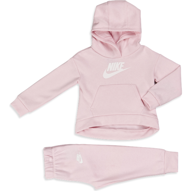 Pink nike jogger set new arrivals