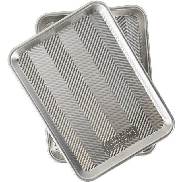 Nordic Ware Prism Big Baking Sheet, Natural Aluminum, 21 X 15 X 1,  Silver 