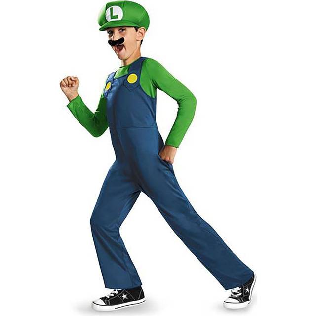 Disguise Super Mario Luigi Kids Costume • Prices »