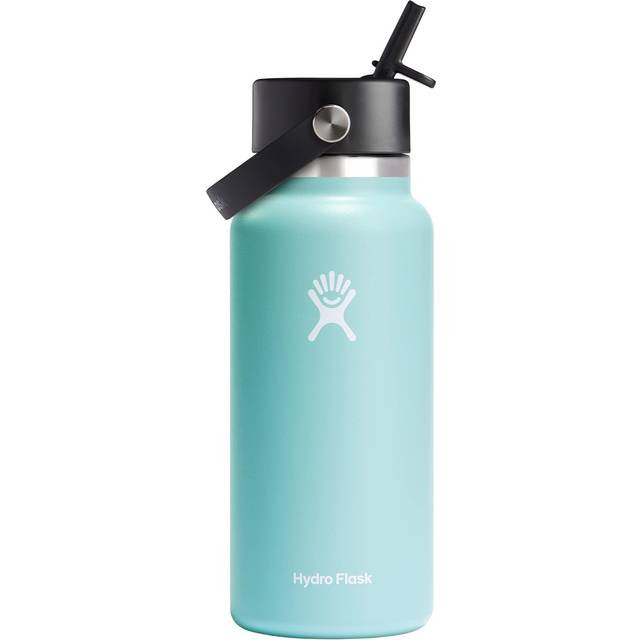 Hydro Flask, Dining, 32 Fl Oz Hydro Flask Black Thermos Wide Mouth Water  Bottle