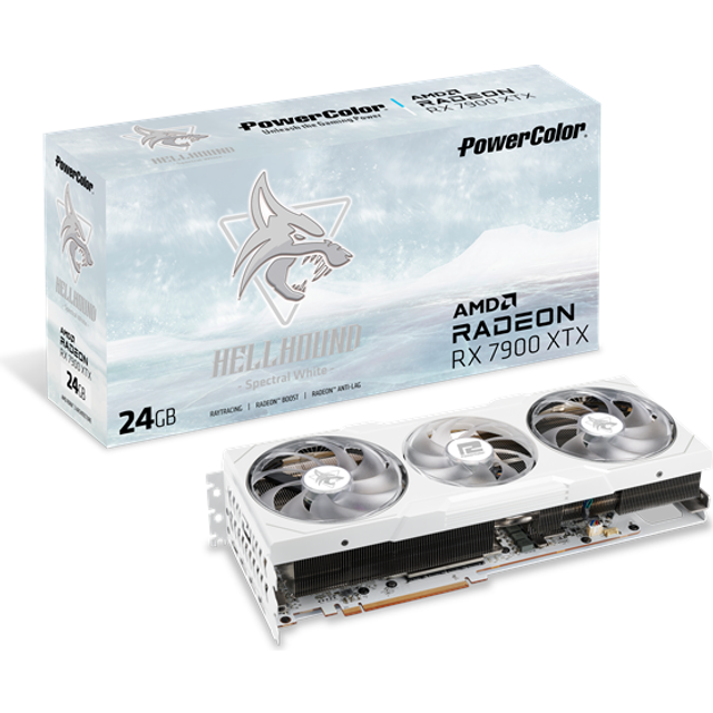 Powercolor Radeon RX 7900 XTX Hellhound Spectral OC HDMI 3xDP 24GB ...