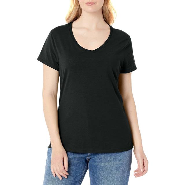 Hanes Perfect-T Women's V-Neck Cotton T-Shirt