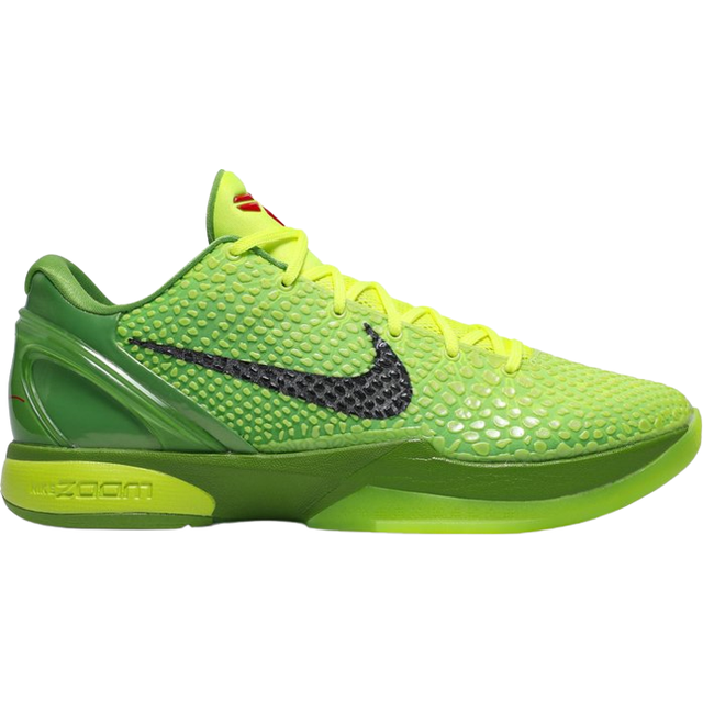 Zoom kobe 6 shop 'grinch' men's sneakers