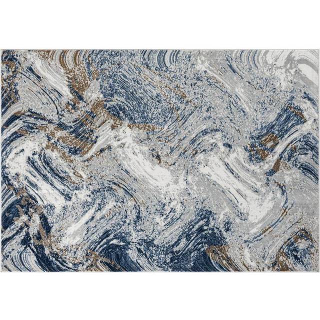 Marble Abstract Area Rug, Luxe Weavers