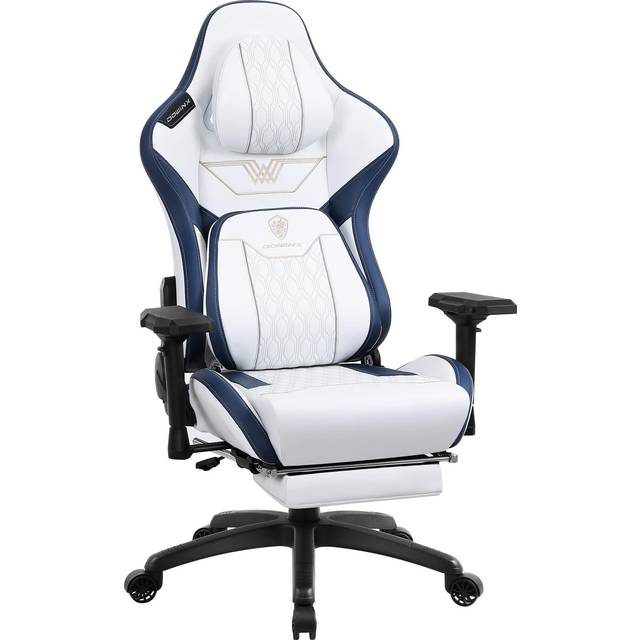 Gaming Chair Office Chair Ergonomic Desk Chair with Footrest Arms Lumbar  Support