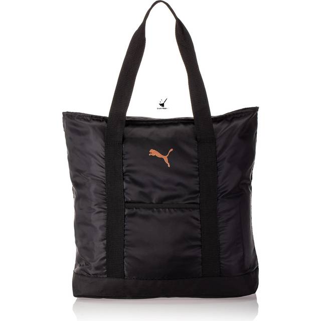 PUMA Women's Evercat Cambridge Tote, Black/Gold, OS : : Moda