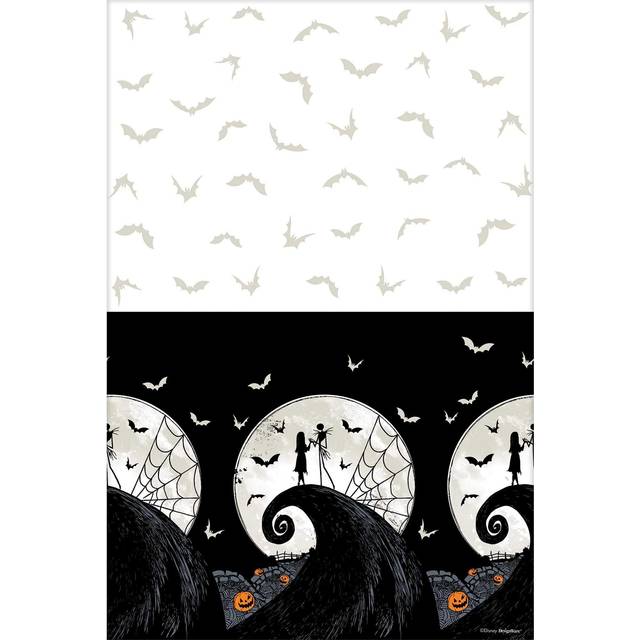 Amscan Tim Burton s Nightmare Before Christmas Plastic Table Cover