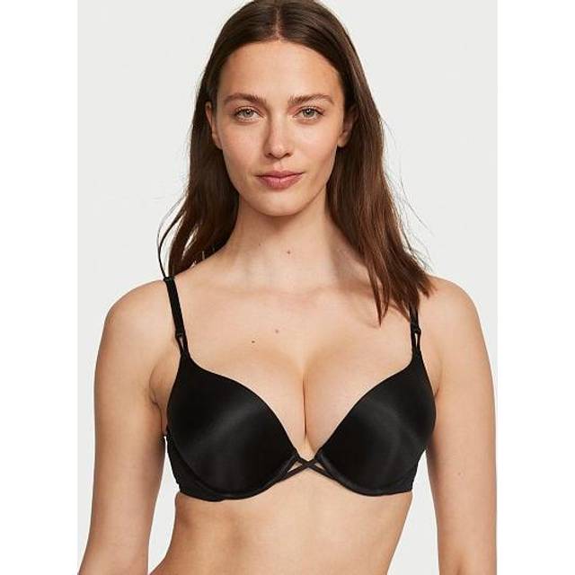Smart & Sexy Womnes Add 2 Cup Sizes Push-up Bra 2-pack Black Hue/classic  Leopard 40c : Target