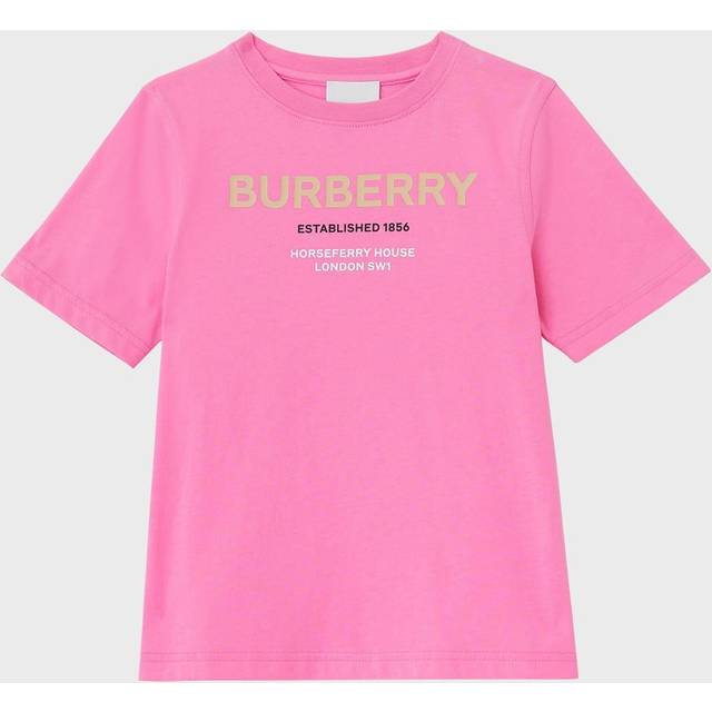 BURBERRY - Logo Cotton T-shirt