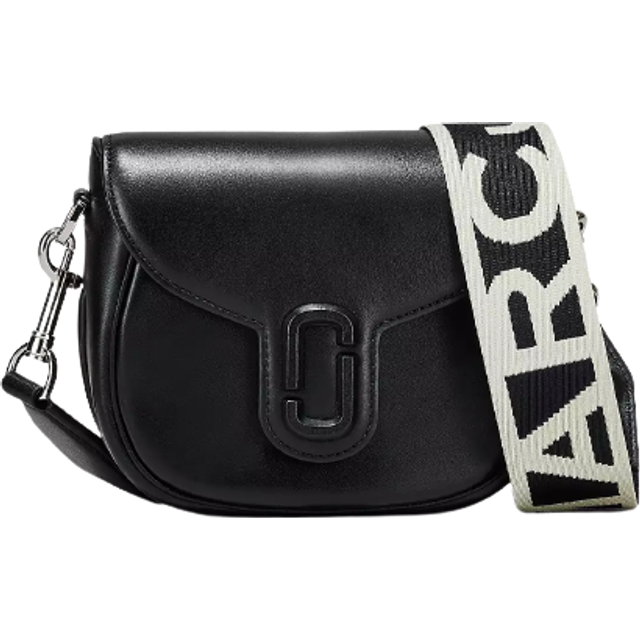 Marc Jacobs Black Small 'The J Marc' Saddle Bag