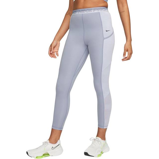 Nike Women's 7/8 High Waist Pocket Training Leggings - Indigo Haze/Oxygen  Purple/Gridiron • Price »