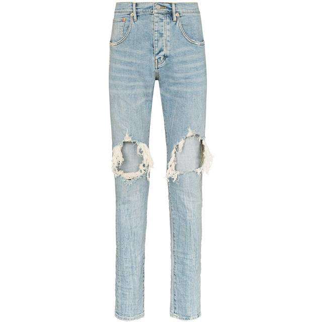 Ripped Knee Blowout Slim Jeans