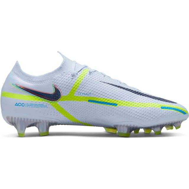 Nike Phantom GT2 Dynamic Fit Elite FG - Football Grey/Light Marine