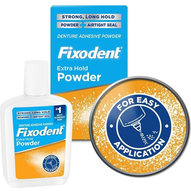 Fixodent extra hold denture adhesive powder 2.7 • Price »