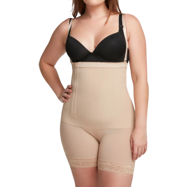 Track Seamless Sculpt Catsuit - Clay - XL at Skims