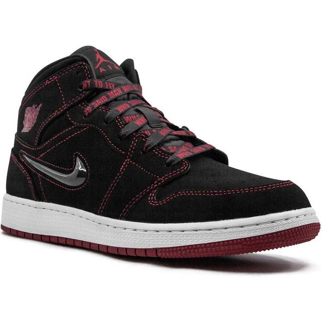 Jordan Nike Big Kid's Mid Fearless Black/Gym Red-White CU6617 062 • Price »